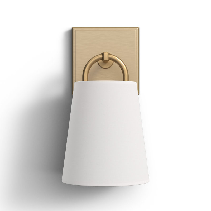 Najuma Single Light Steel Dimmable Armed Sconce And Reviews Birch Lane